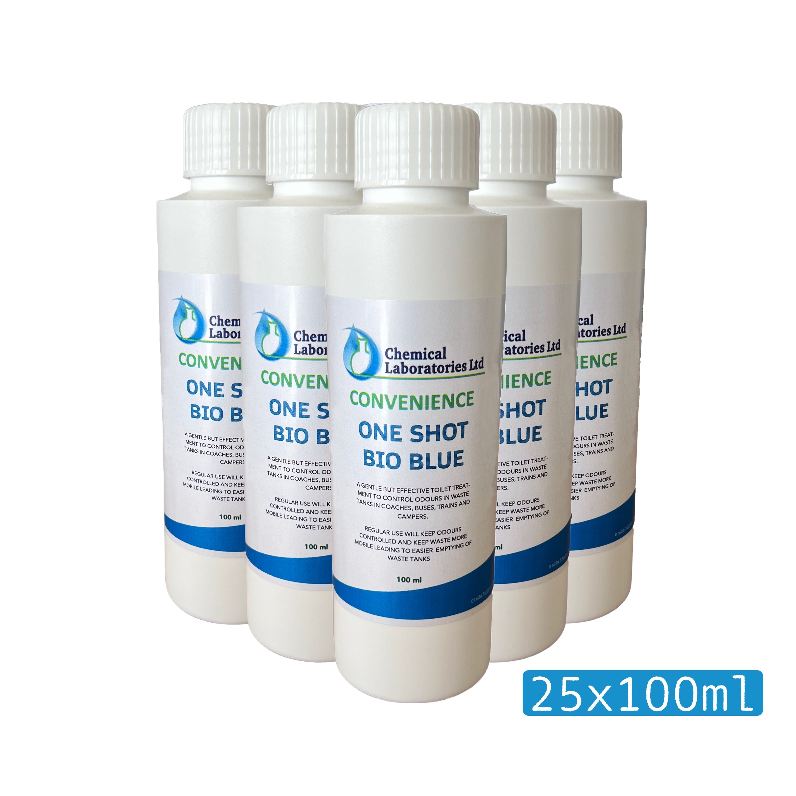 Bio Blue One Shot Solution 25x100ml – Chemical Laboratories Ltd