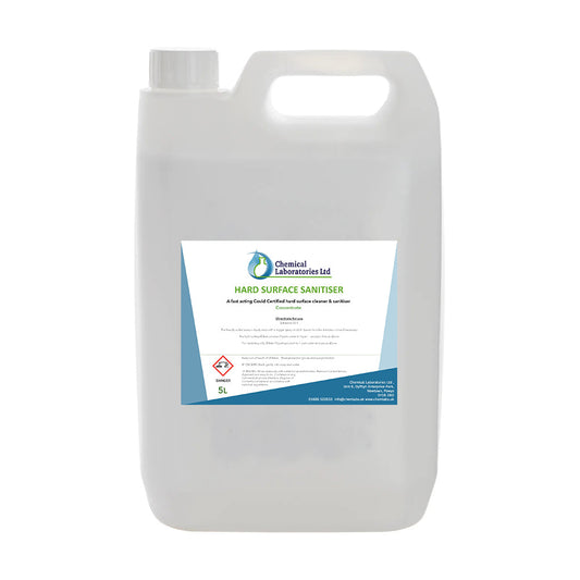 Hard Surface Sanitiser Covid Certified. 5 ltr