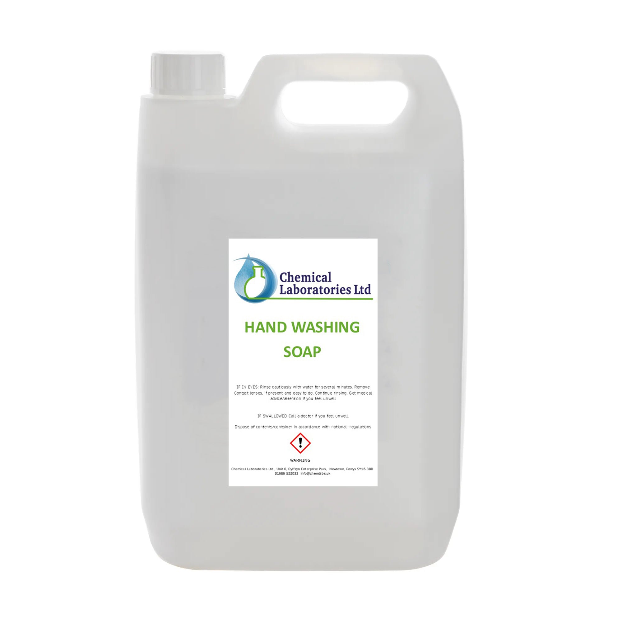Gentle Hand Wash 5 ltr Chemical Laboratories Ltd Interior Cleaning and