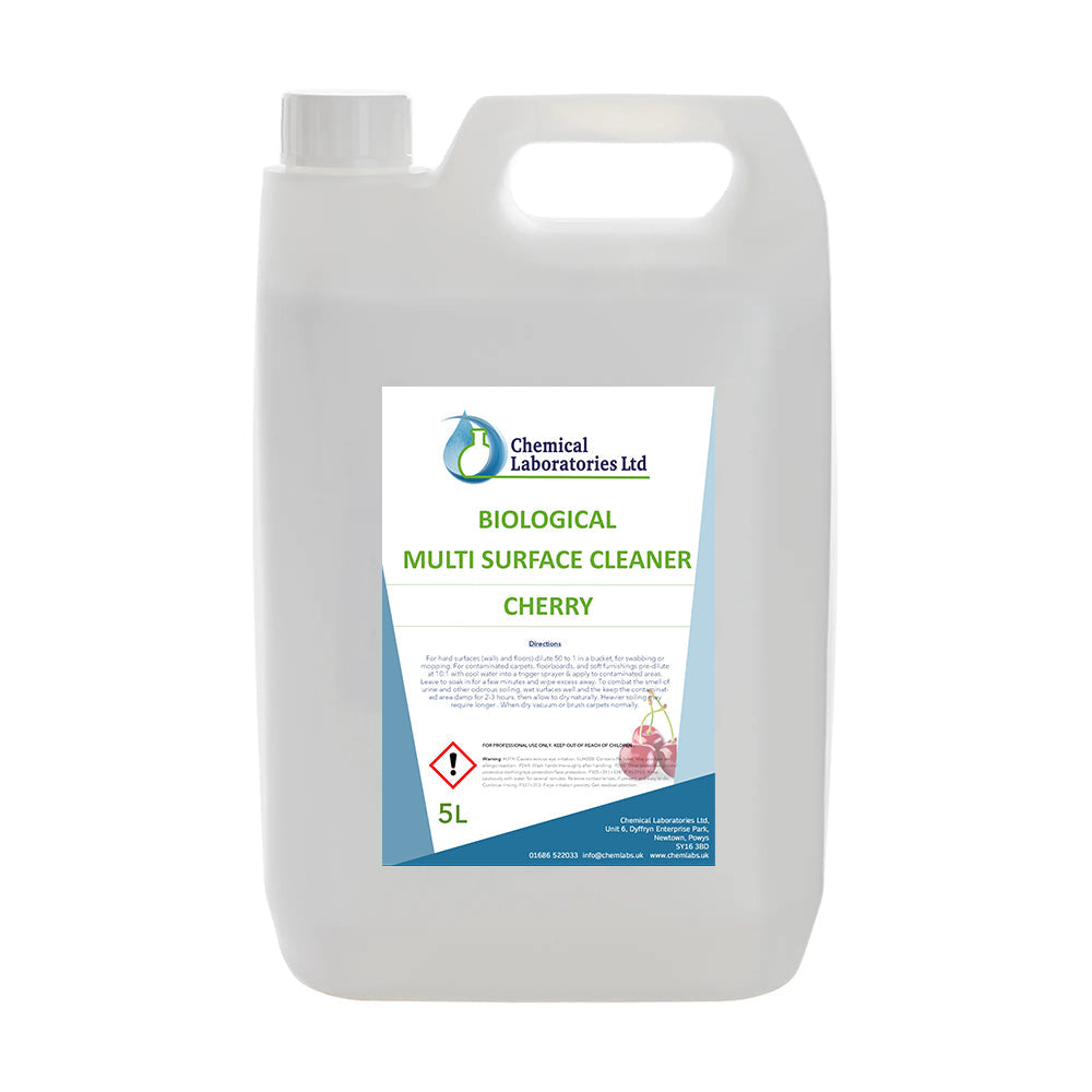 Biological Multi Surface Cleaner Cherry - Super Concentrate. 5 ltr