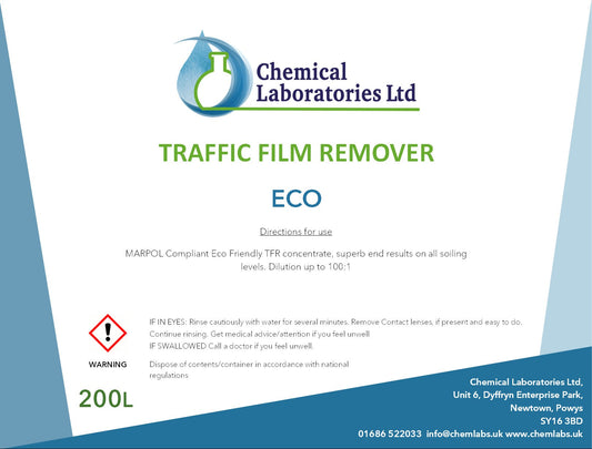 Eco Traffic Film Remover 200 Ltrs